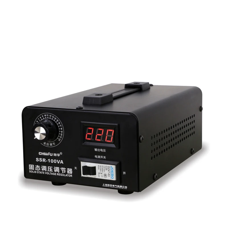 

220V Solid state voltage regulator Single-phase electronic silicon controller speed regulator Temperature modulation 0-220V 10KW