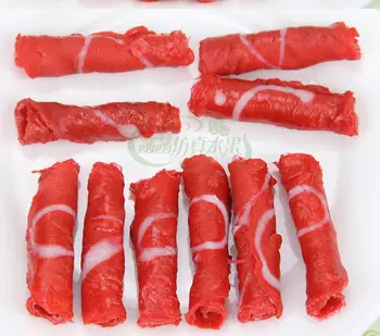 

Beautiful life-like artificial simulation food mutton volume modell table display Miniatures occasions 10 pcs/lot free shipping