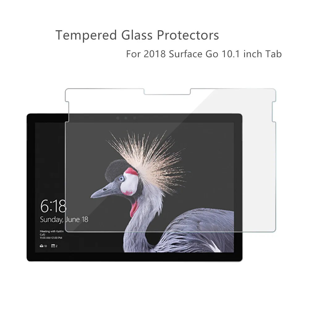 Для microsoft Surface Go 1" протектор экрана из закаленного стекла для Surface 3 Pro 3 Pro 4 Pro 5 Book2 13,5" стеклянные пленки