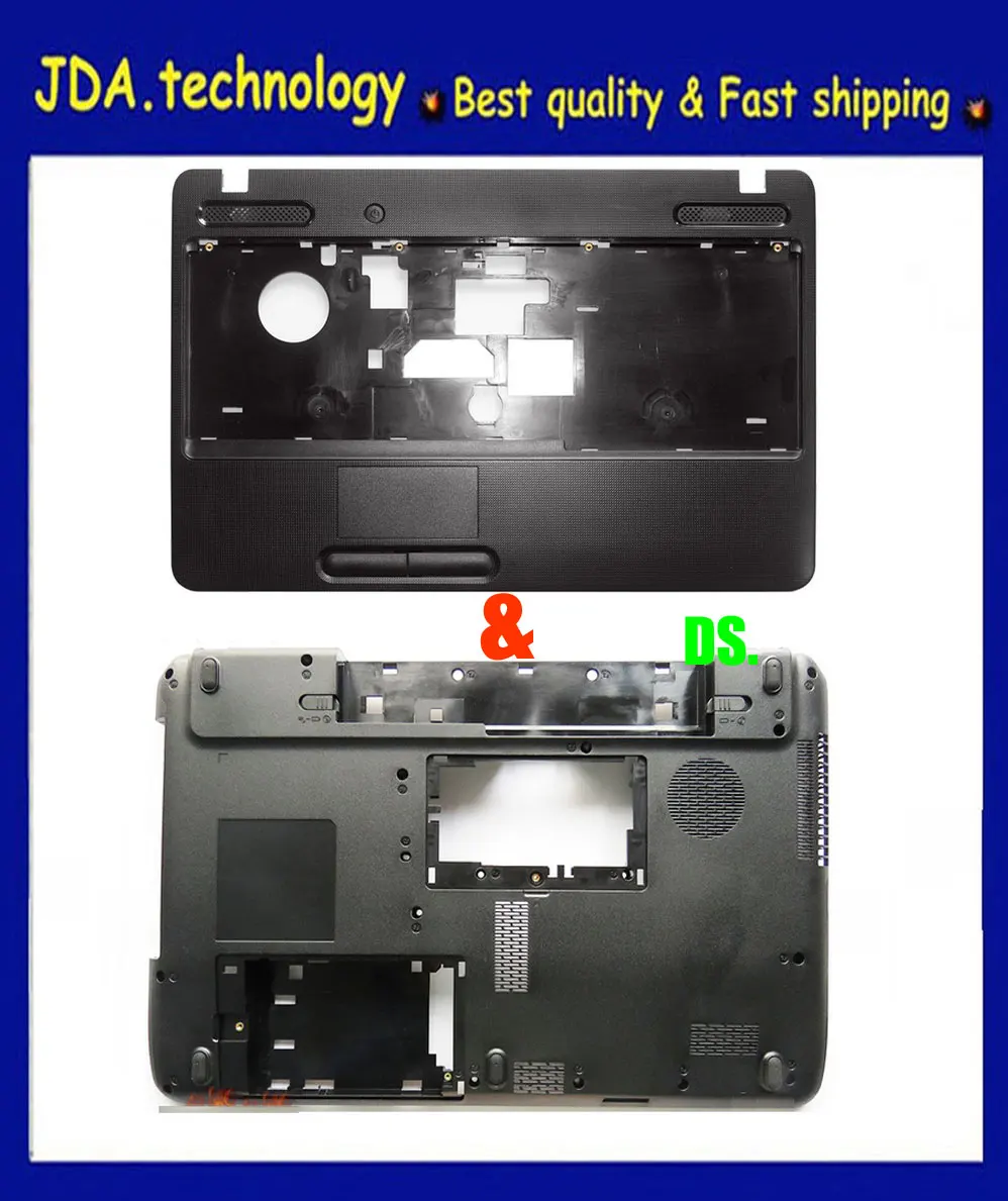 For Toshiba Satellite C650 C655 C655D Bottom Case Cover /& Palmrest Upper Case