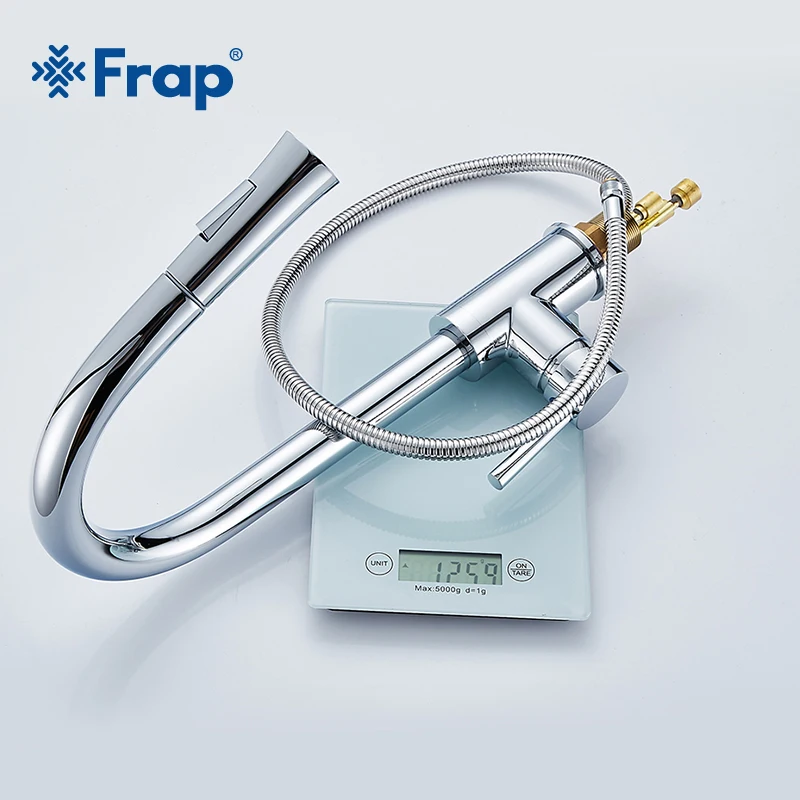 Frap Modern Simplicity Kitchen Faucet Brass Pull