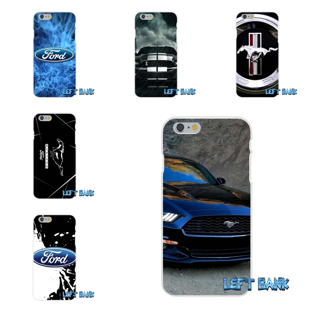 Для iPhone X XR XS MAX 4 4S 5 5S 5C SE 6 S 7 8 плюс Ford Mustang Boss Забавный Логотип Мягкий силиконовый