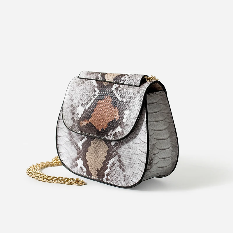 

Serpentine Saddle Bag Chain Handbags Purse Fashion Shoulder Messenger Bags For Luxury Women Bags Designer Graffiti Crossbody Bag