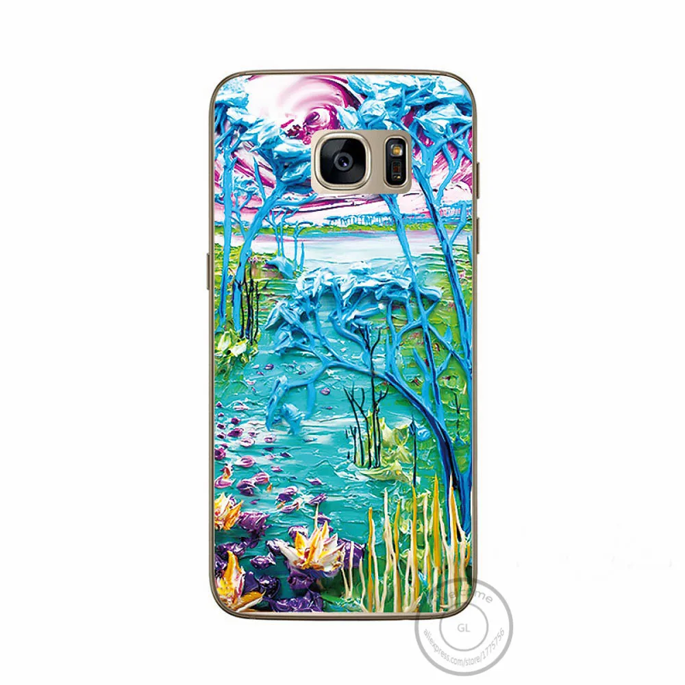 Для samsung s7 edge чехлы для телефонов красивая бабочка индийская Мандала Цветы