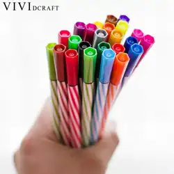 Vividcraft товары для рукоделия 36 Цвета/коробка Краски маркер Цвета акварель ручка Симпатичные воды Мел ручки для детей граффити Краски ING ручка