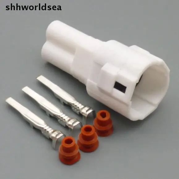 Shhworldsea 10/50/100 3 Pin/way 2 0 мм Автомобильный Штекерный разъем автомобильный жгут