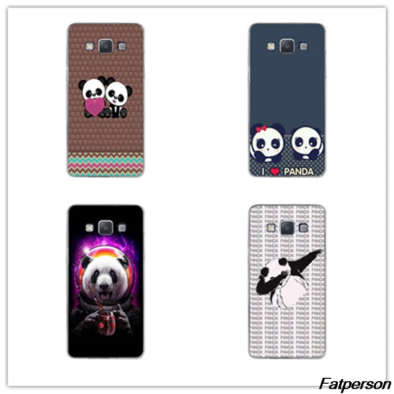 Panda Dab Life чехол для телефона samsung Galaxy s8 s8plus s3 s4 s5 s6 s7 жесткий прозрачный пластиковый