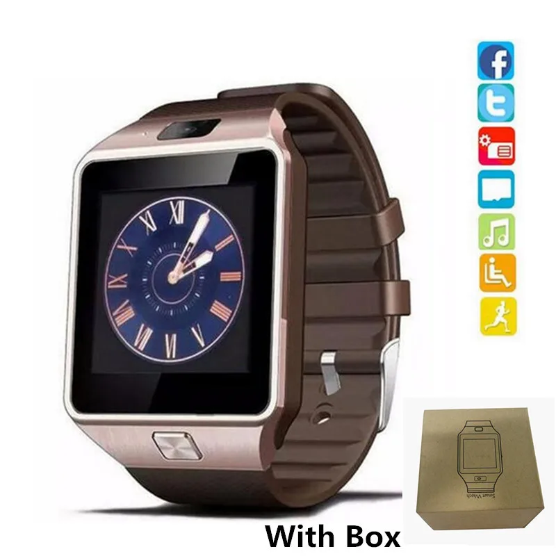 

DZ09 Bluetooth Smart Watch Support Camera SIM TF Card Smartwatch For Android Phone Sports Wristwatch Multi Languages PK Y1 A1