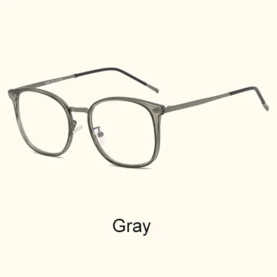 Ralferty, оправа для очков, женские,, классические, большие, квадратные, для очков, оптические, близорукость, Градуированные очки, черная оправа для очков, для глаз, D5034 - Цвет оправы: Gray
