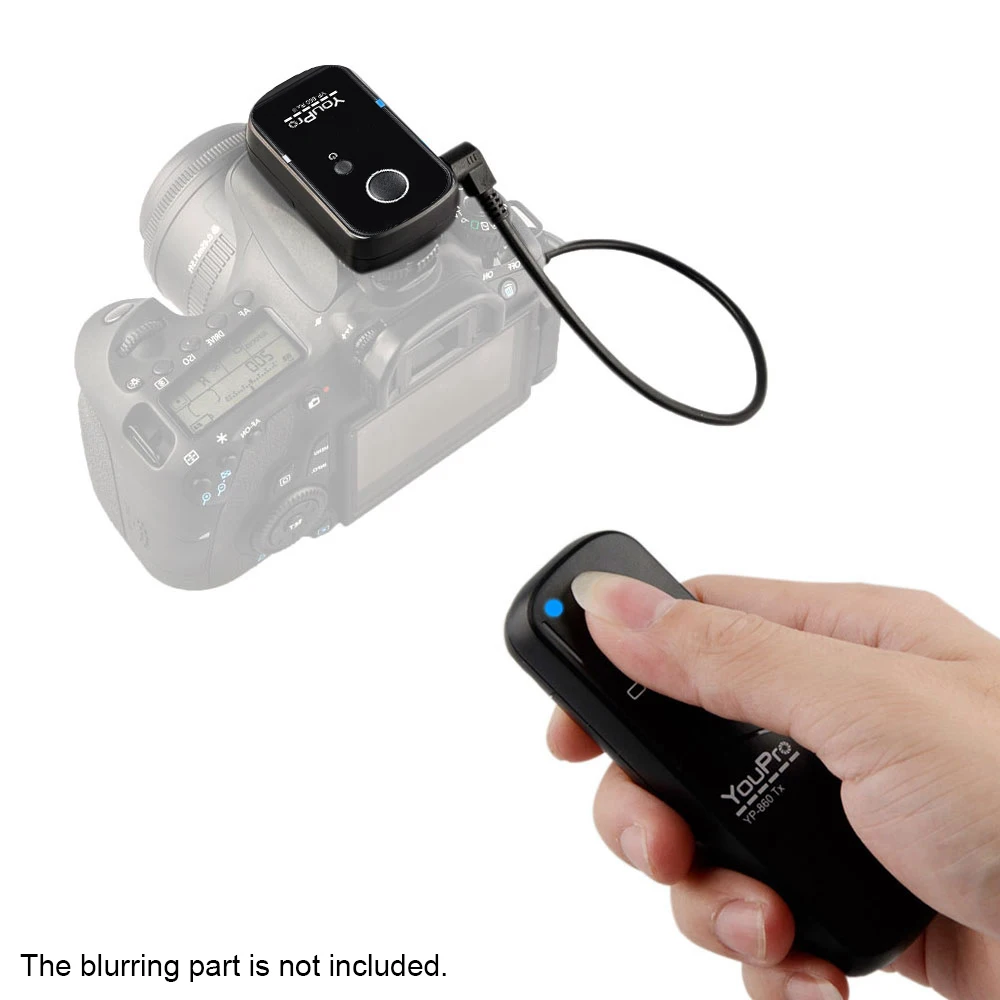 YouPro YP-860 E3 2.4G Wireless Remote Control Shutter Release Transmitter Receiver 16 Channels for Canon Pentax DSLR Cameras camera remote shutter button,camera remote shutter release