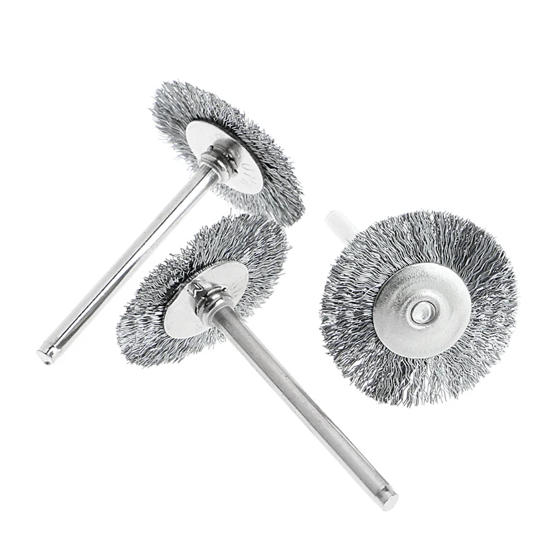 9Pcs Stainless Wire Wheel Die Grinder Brushes Rotary Polishing Tool For Power 