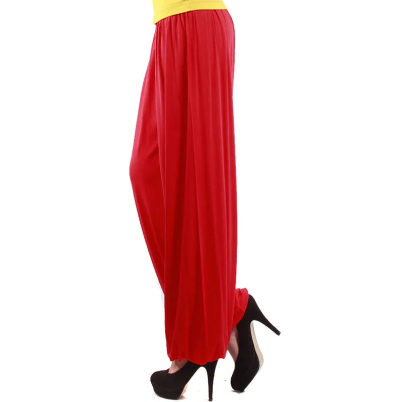 

spring Women sports yoga pants bloomers female wide leg pants loose female