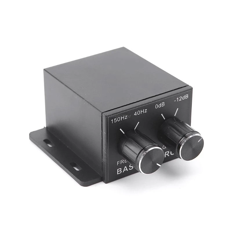 Автомобильный регулятор аудио усилитель баса сабвуфер стерео эквалайзер контроллер 4 RCA