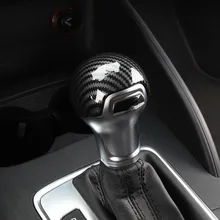 Рукоятка переключения передач защитная крышка для Audi A3 8V- ABS углеродное волокно цвет автомобиля Стайлинг модифицированный