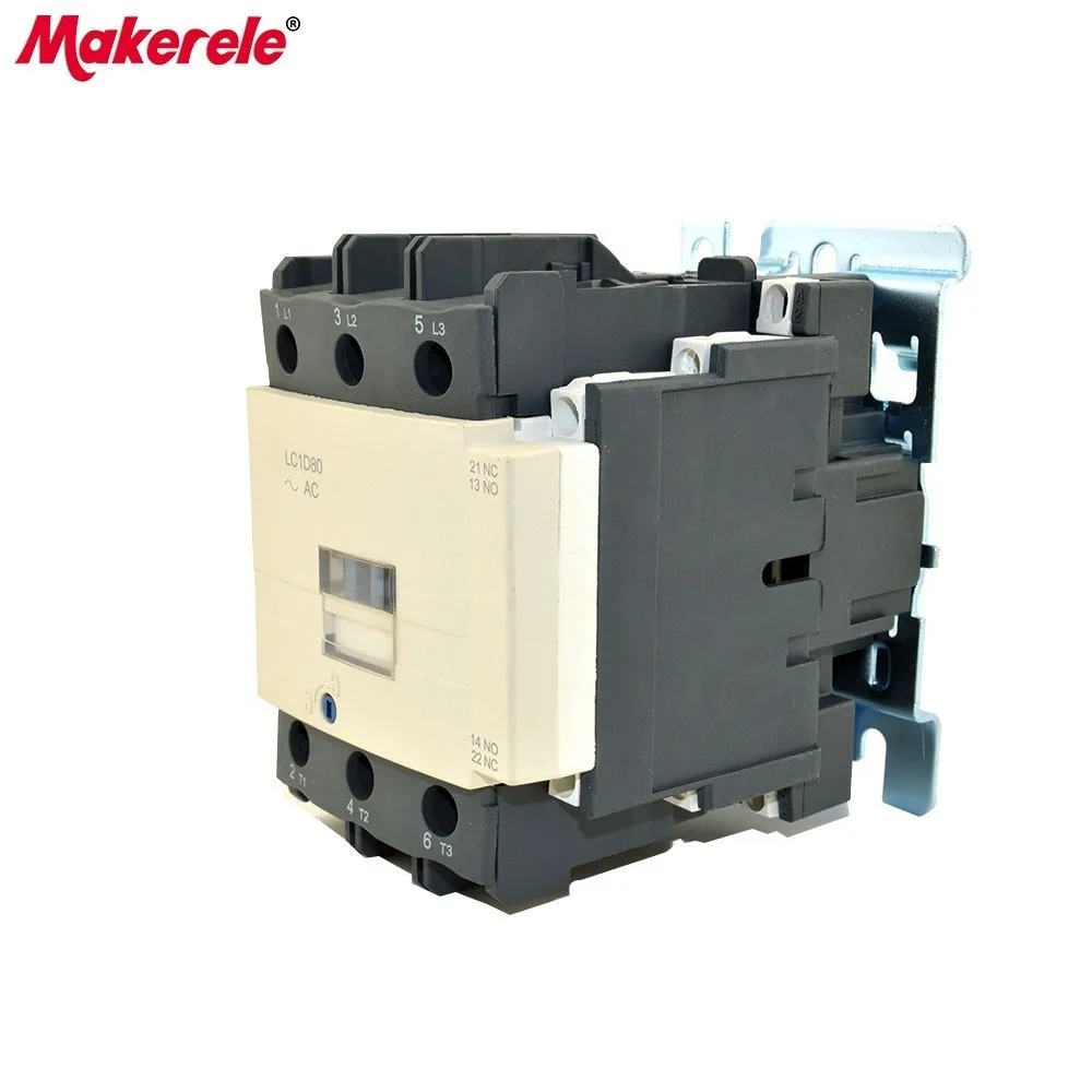 80 Amp Lc1d80 M7c Electromagnetic Contactor 220v Single Phase Contactor