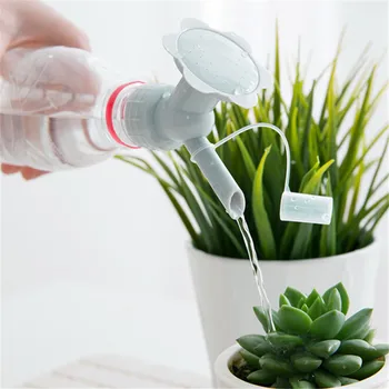 

2 In 1 Plastic Sprinkler Nozzle Waterers Bottle For Watering Cans Sprinkler Shower Flower Indoor Plants Head Garden Tool