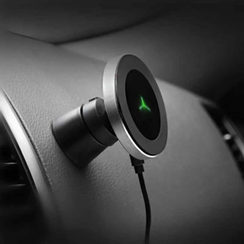 

QI Magnetic Car Wireless Charger for iPhone X 8 Plus ABS+ Metal Wireless Charging For Samsung S8 Plus S7 S6 S6Edge Note 5 LG G2