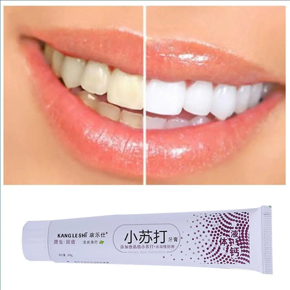 Fresh Toothpaste Baking Soda Mint Toothpaste Oral Clean Health 100g  Deep Sea Salt Taste Enzyme Drop Shipping