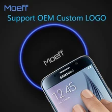 Мобильный телефон ци Беспроводной Зарядное устройство площадку для Samsung Galaxy S8 S6 S7 S7 край iphone 8 8 Plus x Беспроводной зарядки логотип oem