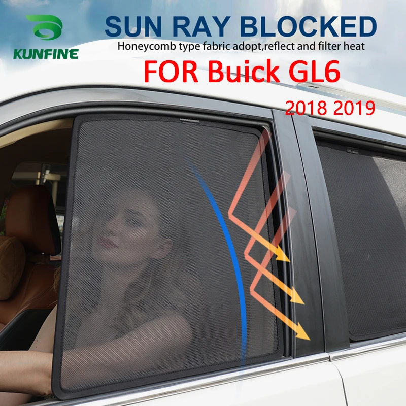 Магнитные занавески для боковых окон автомобиля сетчатые Buick GL6 - Цена: 