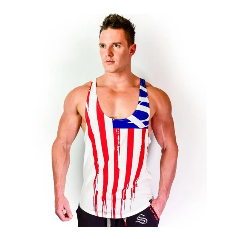 

2019 Summer new men's gyms sports outdoor leisure jogging sleeveless round collar sweat absorbent cotton vest
