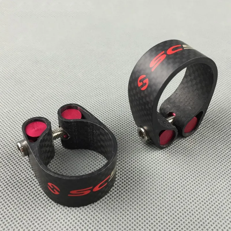 

TOSEEK Mtb Bike Seatpost Clamp 31.8 MM Carbon Seat Clamp