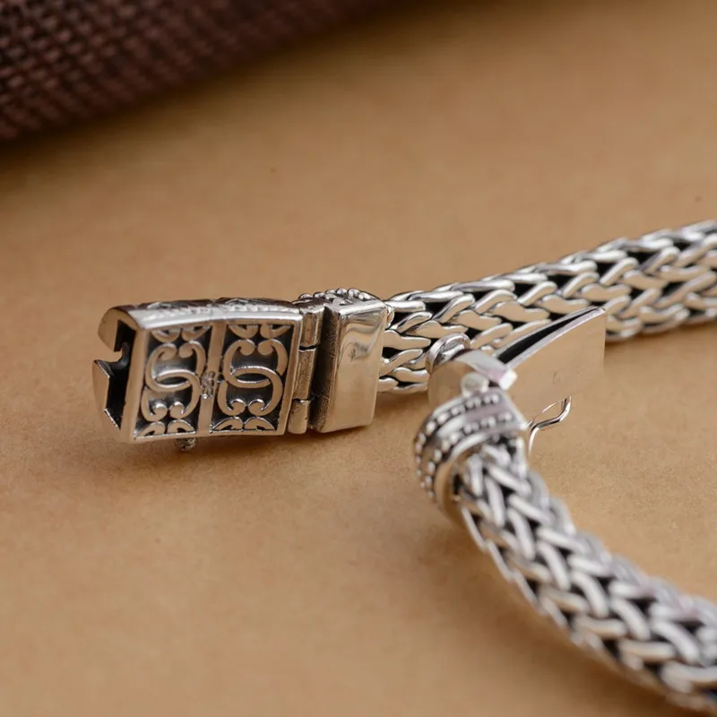 59g Alibaba Express 925 Sterling Silver Jewelry Bracelets For Women Men Vintage S925 Solid Thai Silver Chain Bracelets Bracelets For Chain Braceletsilver Chain Bracelet Aliexpress