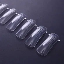 Горячая наращивание ногтей инструменты плесень Советы Кисть быстрое строительство клип палец расширение УФ светодиодный гель лак