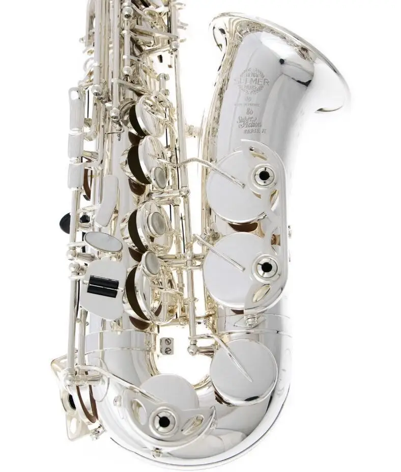 

2018 France Henri Selma 80 New Silver Saxophone E Flat Alto High Quality Alto saxophone Super Professional Musical Instruments