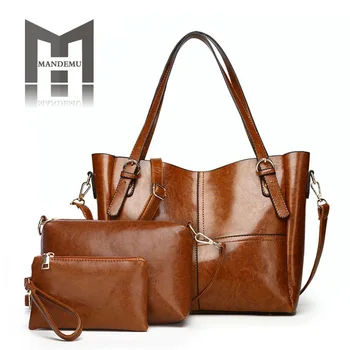 

Fashion handbag women shoulder bags designer crossbody bag female large tote 3 sets bag big luxury small purse hand bags 2019