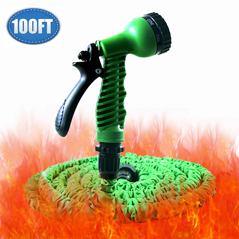 Top Quality Popular Garden Hose with 7 Mult function Gun,Amazing Expand