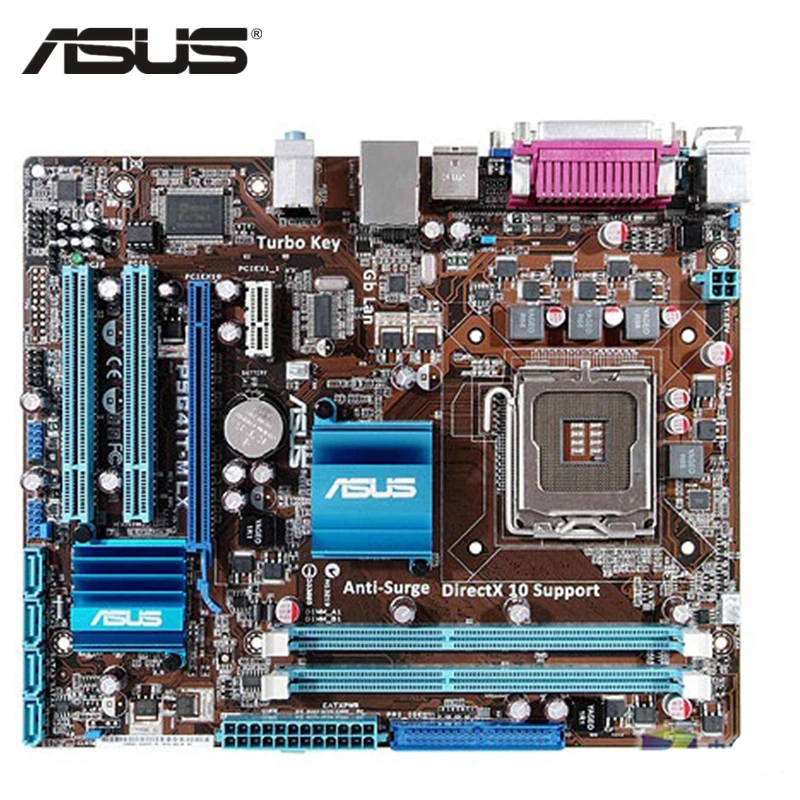 Материнская плата ASUS P5G41T-M LX LGA 775 DDR3 8 ГБ для Intel G41 P5G41T-M LX настольная системная плата SATA II PCI-E X16 б/у