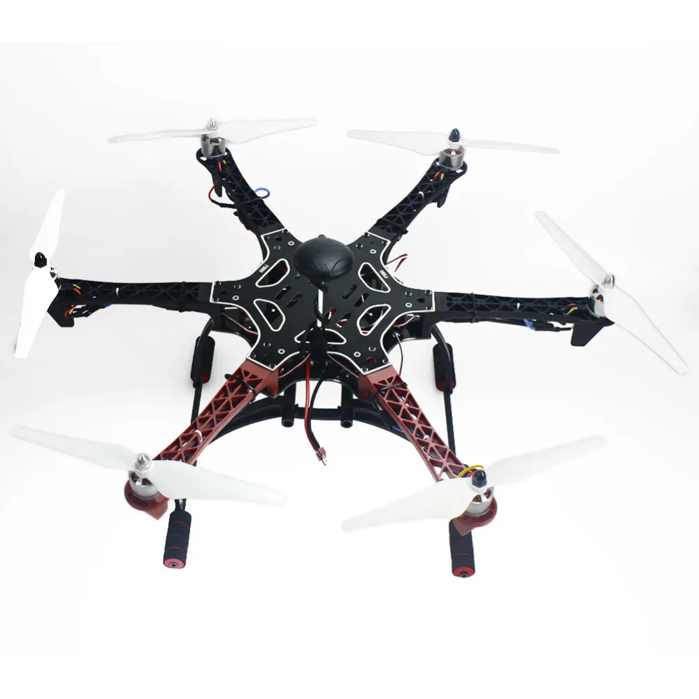 RC Самолеты Hexacopter вертолет АРФ Drone с AT10 TX/RX 550 Рамки GPS apm2.8 Игровые джойстики без Батарея f05114-ar