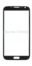 Grey Color Front Screen Glass Lens for Samsung Note 2 N7100 With Logo Brand New Free Shipping