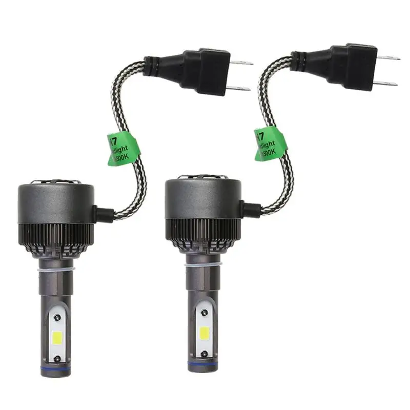 2pcs Pack H7 36W 6 000K 3 800LM Auto Headlight White LED Car Headlight Head Lamp