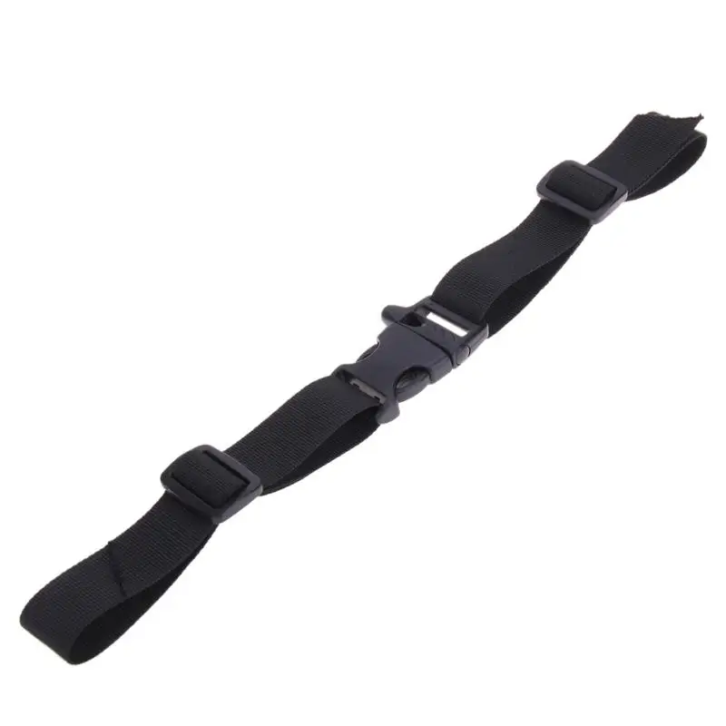 

Adjustable Nylon Webbing Sternum Strap Buckle Lightweight Backpack Chest Harness Open Clip Luggage Black Tie Down Straps