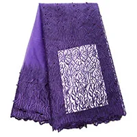 Me-dusa Высокое качество 3D бусины вышитые модное платье Африканский тюль кружева Французский кружевной ткани lastest мягкие 5 ярдов/шт - Цвет: color 3