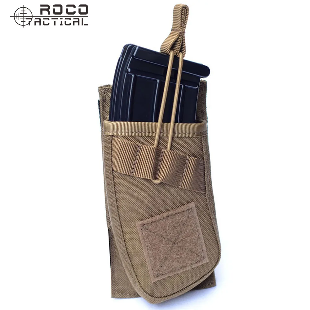 ROCOTACTICAL AR/AK Single Open Top Mag Pouch Tactical Rifle Magazine