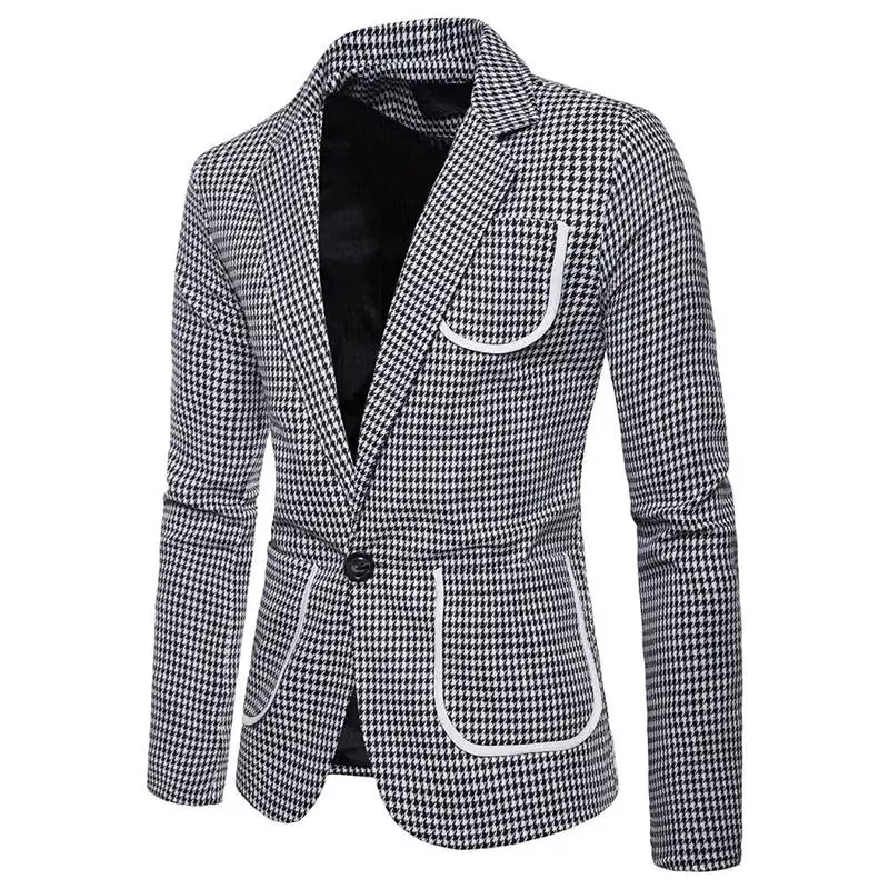 Men’s Suit Slim 2-Piece Suit Blazer Business Wedding Party Jacket Coat & Pants Offices Classic Suit Formal Jacket Man L15# (7)