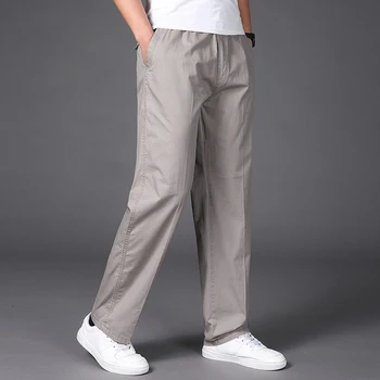 

Men Pants Full Length Trousers Hip Hop Plus Fertilizer Overalls Multi-pocket Elastic Pants Pantalon Hombre Cargo Pants Wholesale