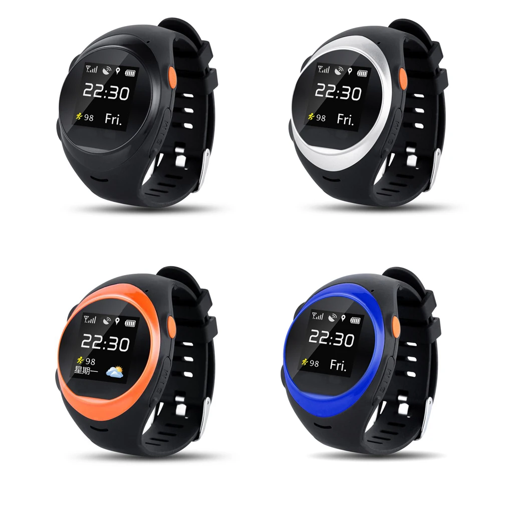 

GPS/LBS/AGPS Positioning SOS Call Anti Fall Alarm Smart Watch for IOS Android Adult Elderly Smart Watch Phone