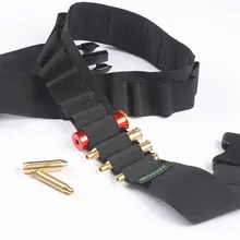 Тактический 25 Патронов ремень дробовик оболочки ремень для винтовки пистолет оболочки держатель ремень патронов слинг черный для 12GA 20GA. 30-30 300W