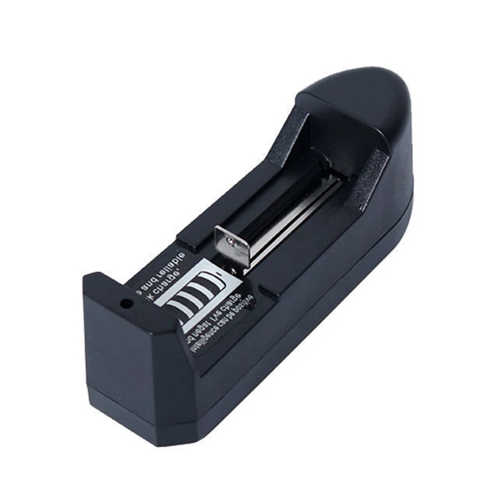 US Plug Single Slot Portable Battery Charger for 18650 Lithium Polymer Battery