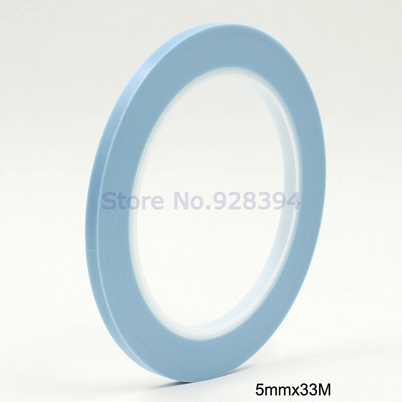 

Blue High Temperature Single Sided Adhesive PVC Vinyl Fine Line Masking Tape Car Auto Body Shops Paint Fineline Tape 5mmx33m