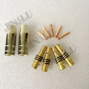 

Free shipping 15AK MIG welding torch consumables 12 pcs