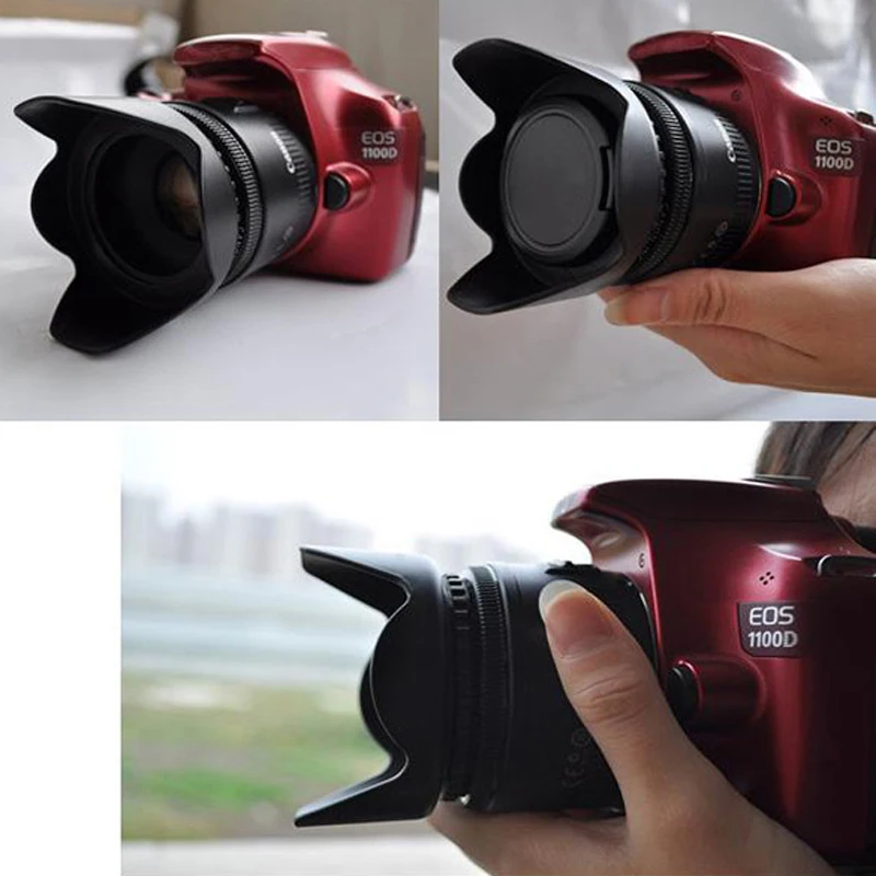 52 мм Цветочная лепестковая бленда для объектива камеры Nikon Canon sony 52 мм