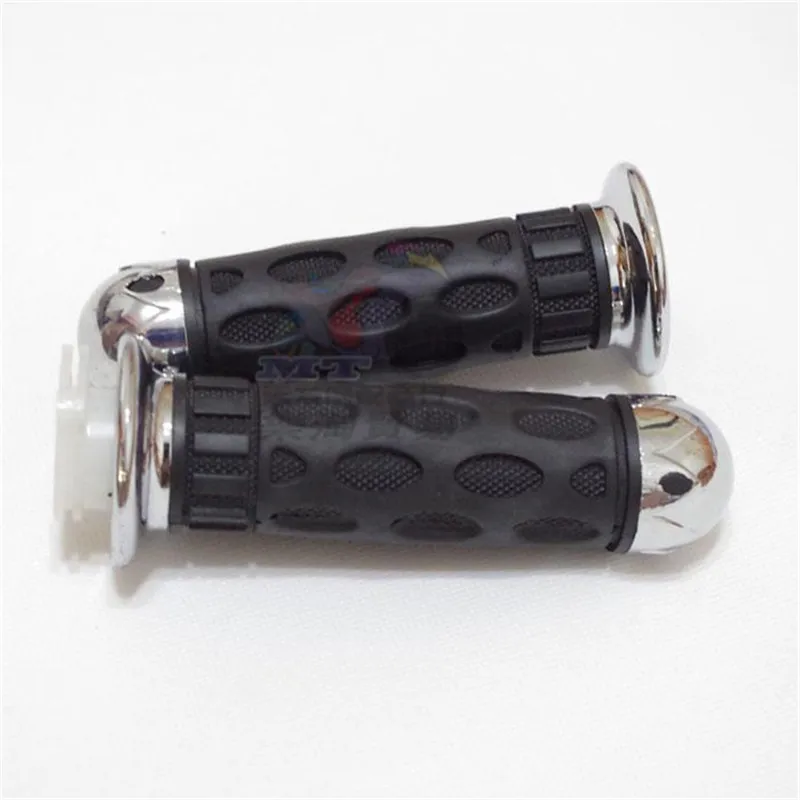 1 пара 7/8 ''мотоцикл рукоятка захваты металл, резина мото-grip классический мотоцикл руль универсальный мотоцикл части для Honda