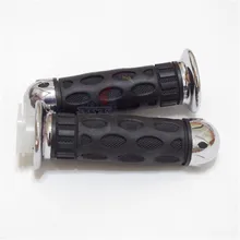 1 пара 7/8 ''мотоцикл рукоятка захваты металл, резина мото-grip классический мотоцикл руль универсальный мотоцикл части для Honda