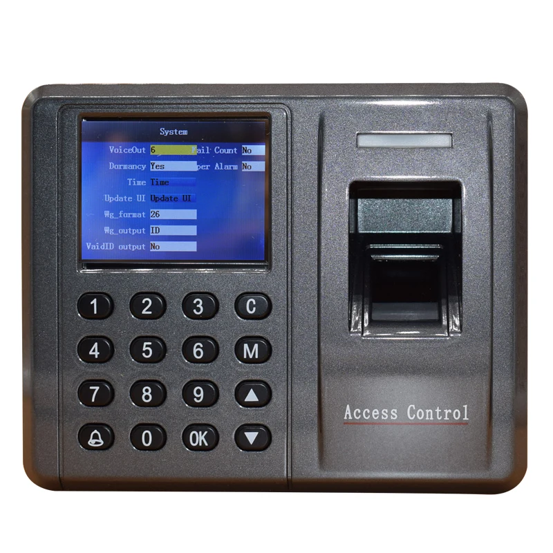 

TCP/IP USB RS232/485 125khz rfid Fingerprint access control attendance machine