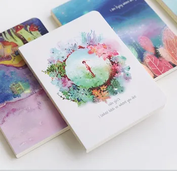 

student diary book soft copy notebook stitching binding Simple Notepad
